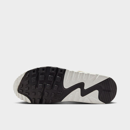 Nike Women's Air Max 90 White / Flat Pewter - Light Orewood Brown