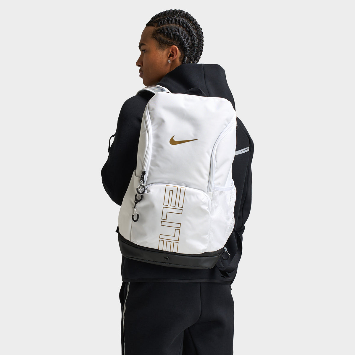 black and white nike basketball backpack Nike Varsity Elite Backpack White / Black