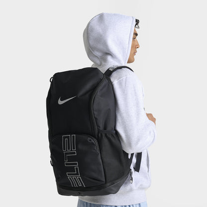 Nike Varsity Elite Backpack Black/ Black - Metallic Silver