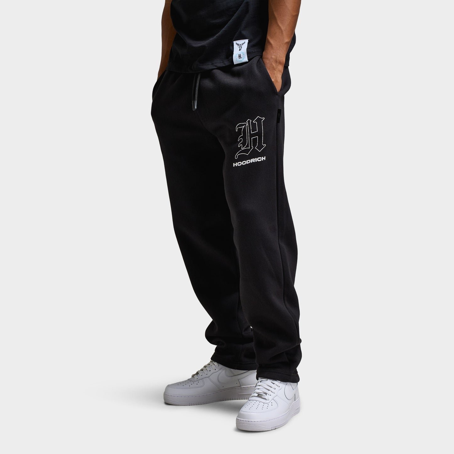 Hoodrich Chromatic Joggers à ourlet ouvert Noir / Gris