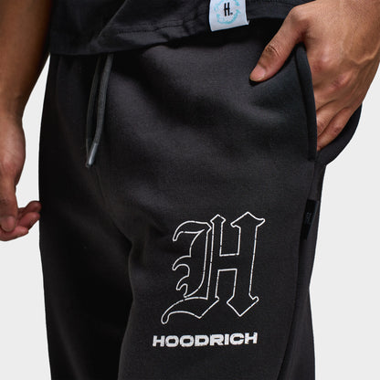 Hoodrich Chromatic Joggers à ourlet ouvert Noir / Gris