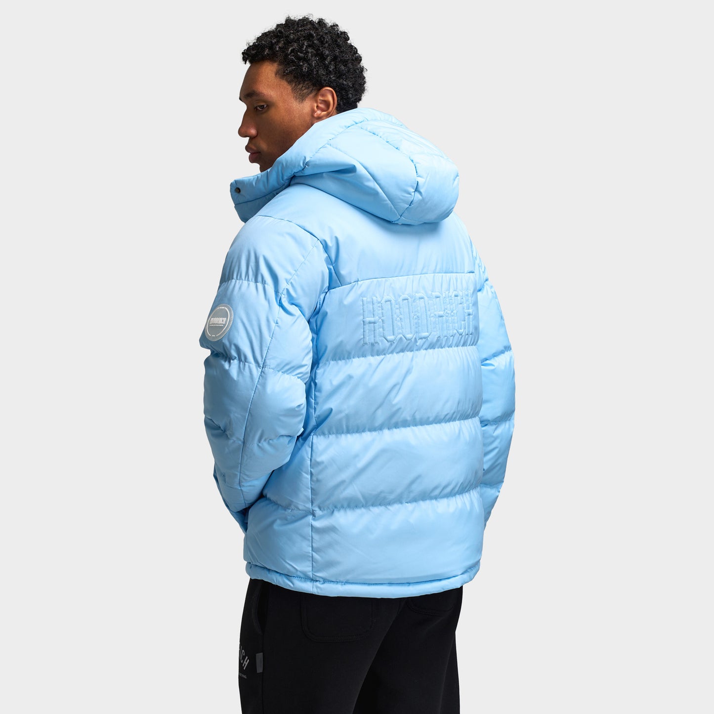 Hoodrich Phenom Puffer Jacket Clear Sky / White