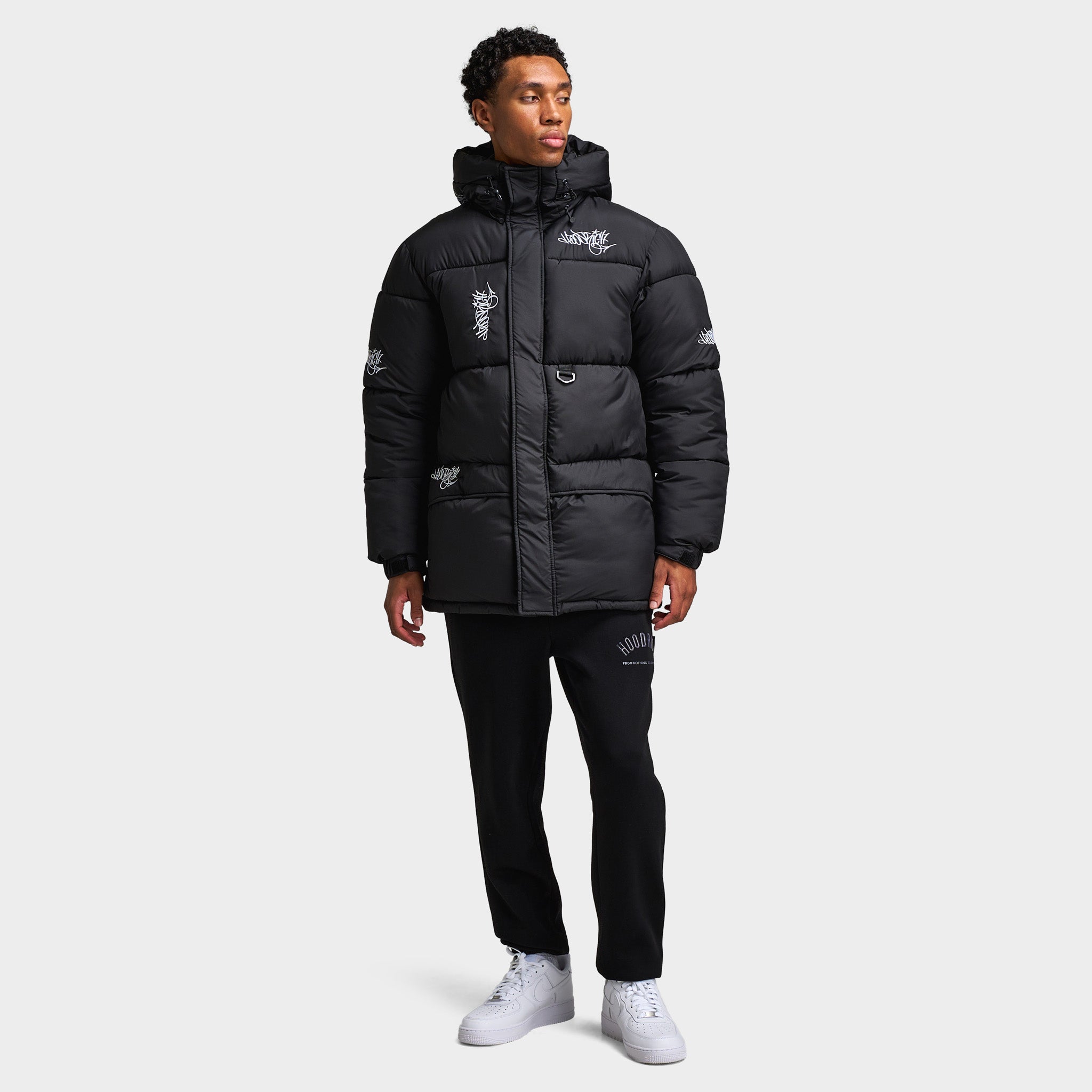 Hoodrich Multi Tag Parka Black / White – JD Sports