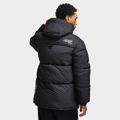 Parka Hoodrich Multi Tag Noir / Blanc
