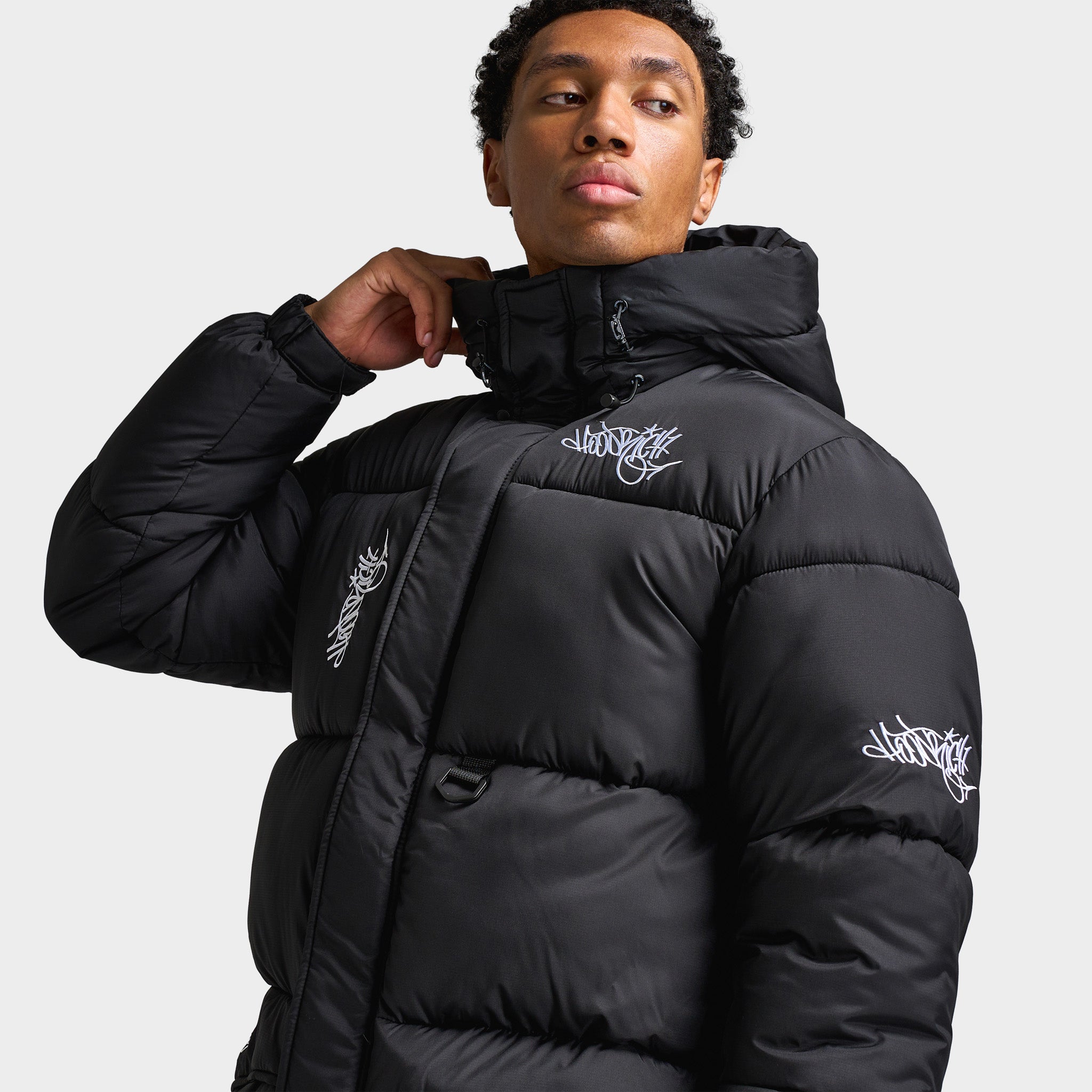 Hoodrich Multi Tag Parka Black / White – JD Sports