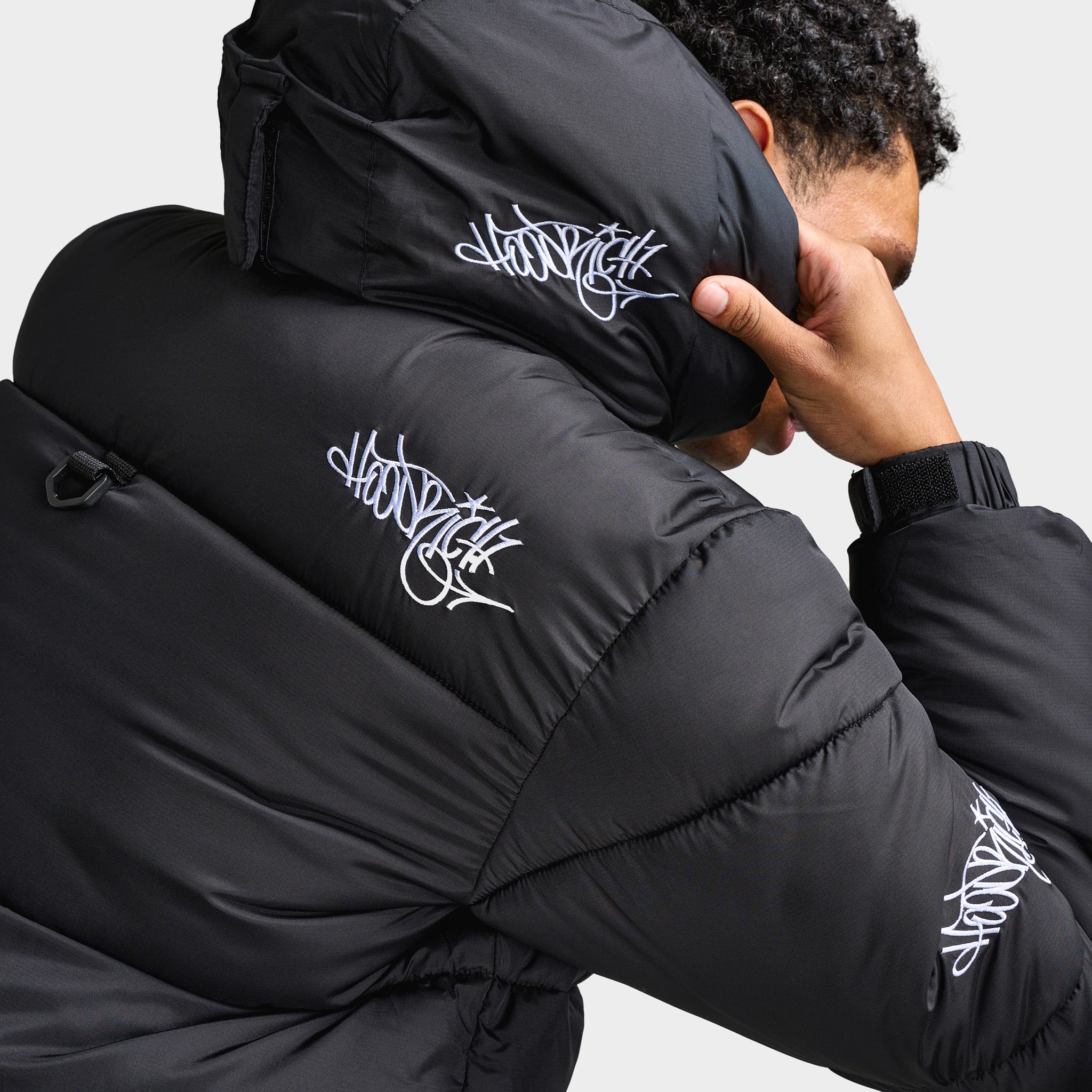 Hoodrich Multi Tag Parka Black / White – JD Sports