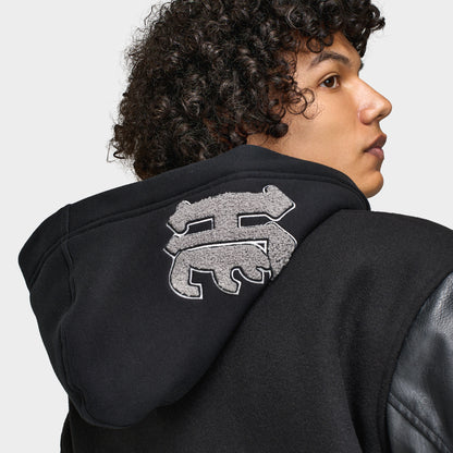 Hoodrich Veste à Capuche Vertigo Varsity Noir / Lava Smoke