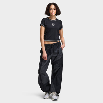 Nike Sportswear Femmes T-shirt étroit en tricot Chill / Noir