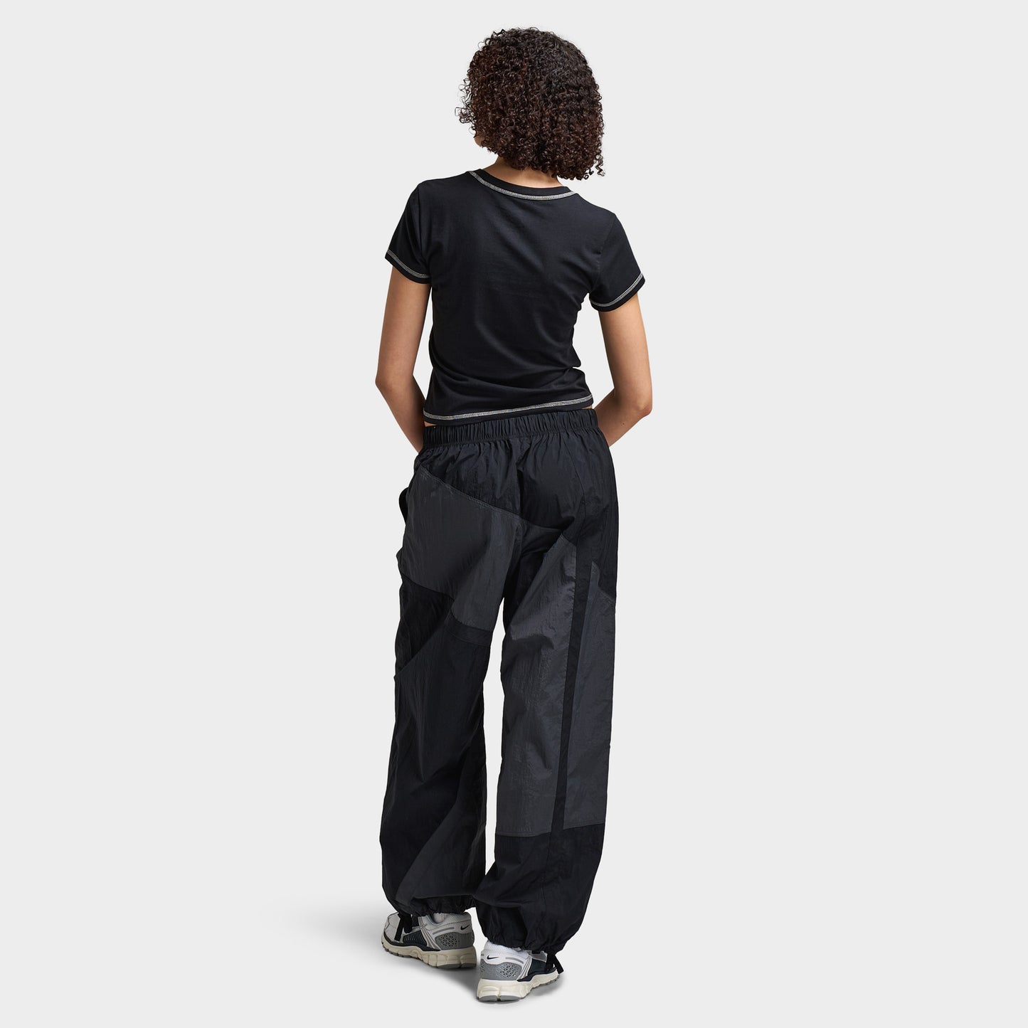 Nike Sportswear Femmes T-shirt étroit en tricot Chill / Noir