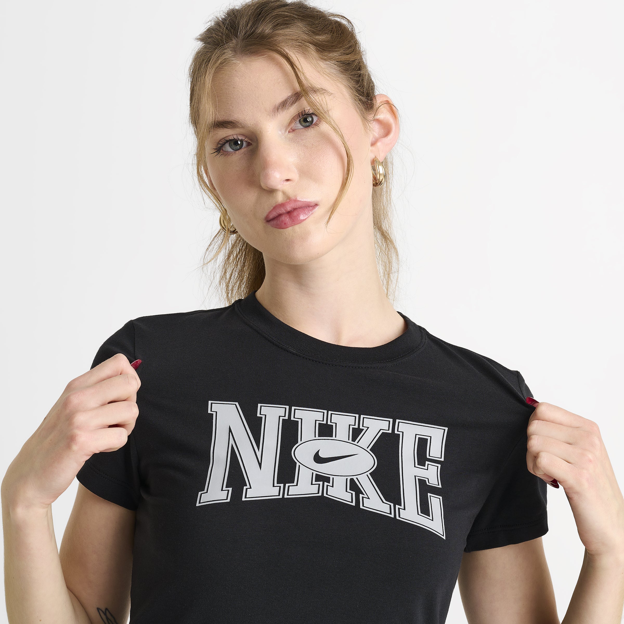 jd nike crop top