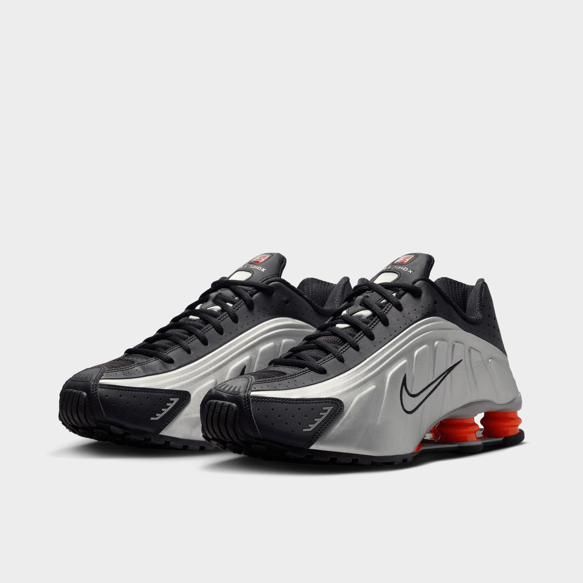 Nike Shox R4 Metallic Silver Black – JD Sports