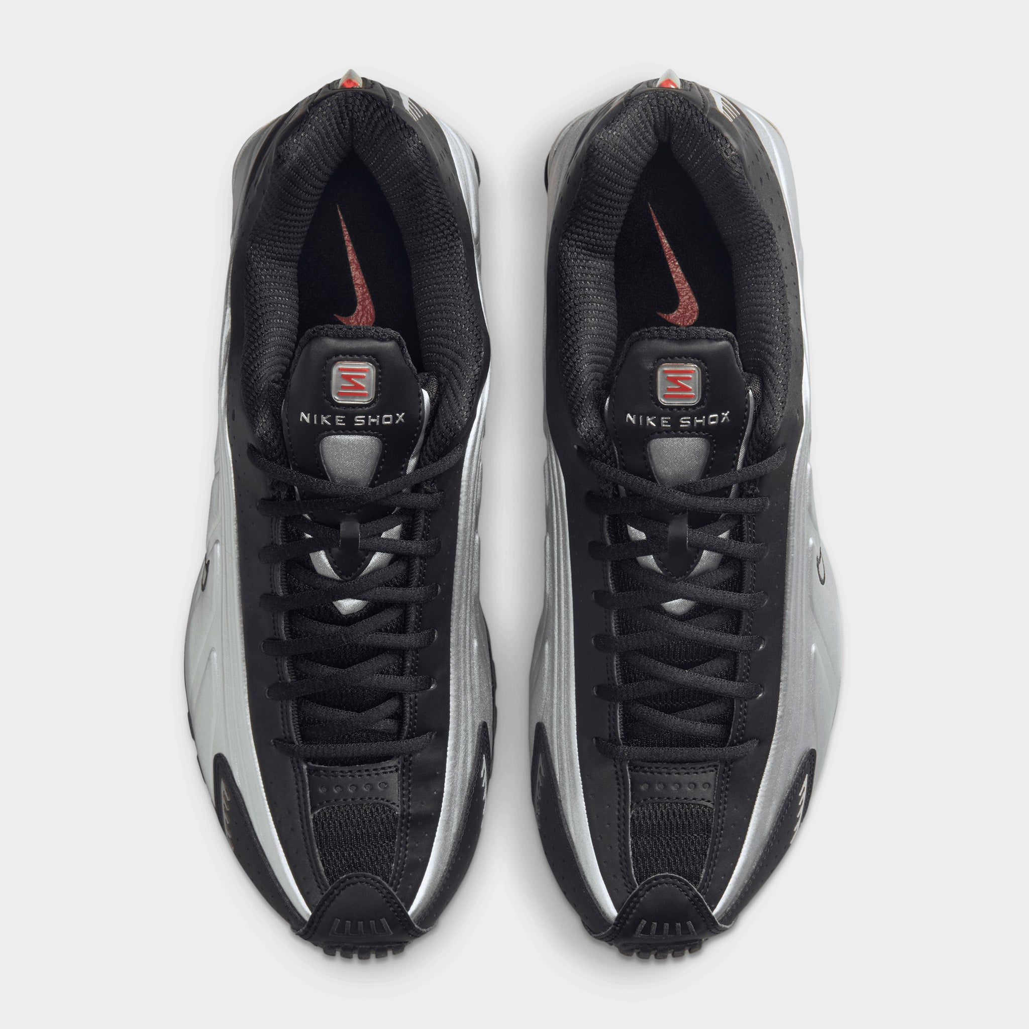 Nike Shox R4 Metallic Silver / Black – JD Sports