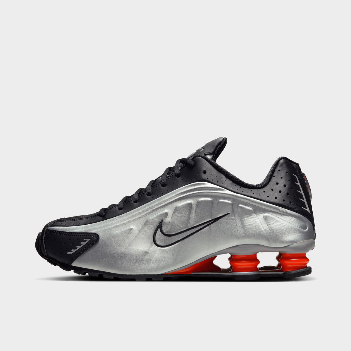 Nike Shox R4 Metallic Silver Black – JD Sports