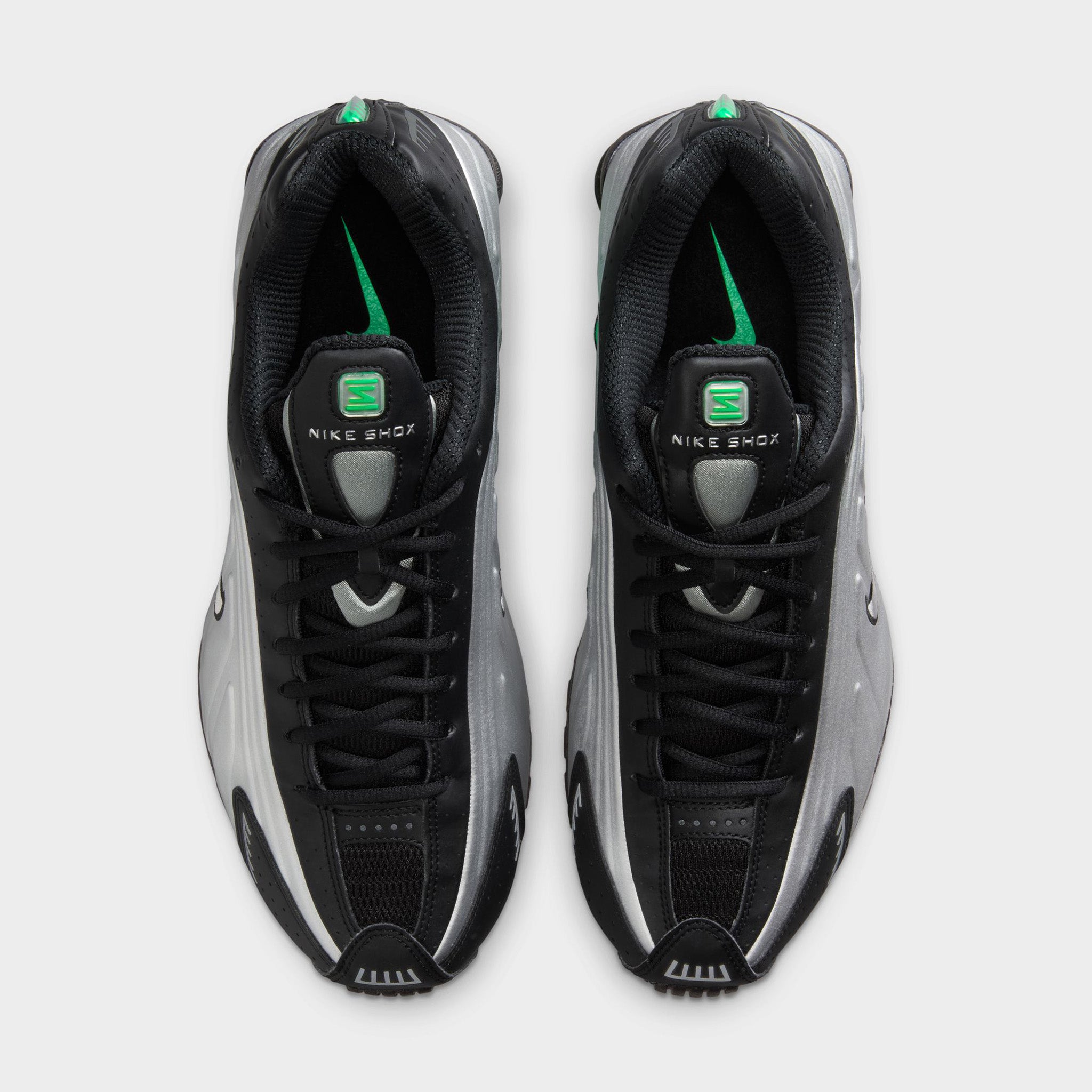 Nike Shox R4 Metallic Silver / Metallic Silver - Black – JD Sports