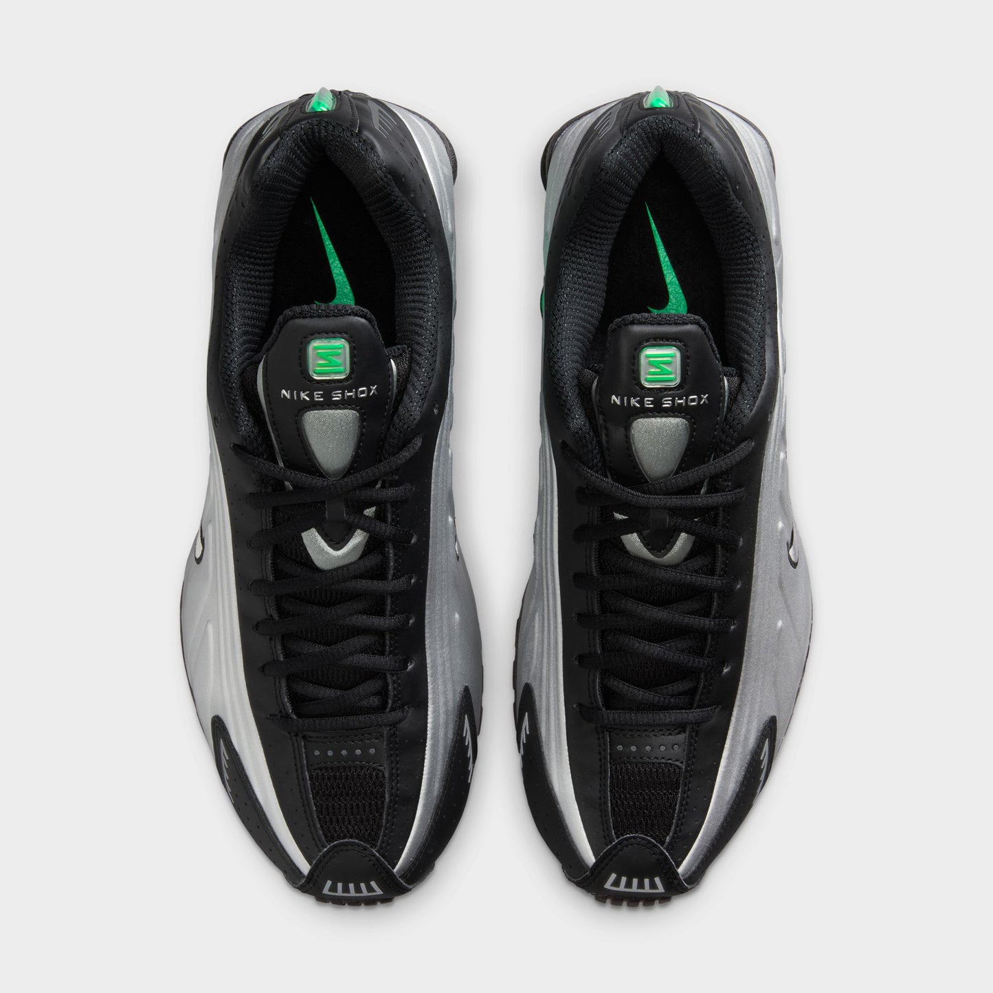 Nike Shox R4 Metallic Silver / Metallic Silver - Black