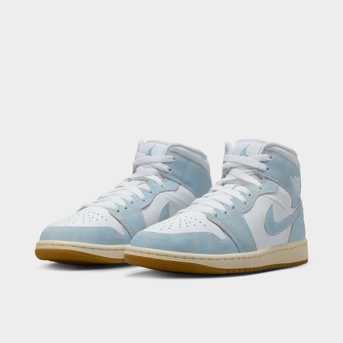 Jordan Women's 1 Mid SE White / Worn Blue - Sail