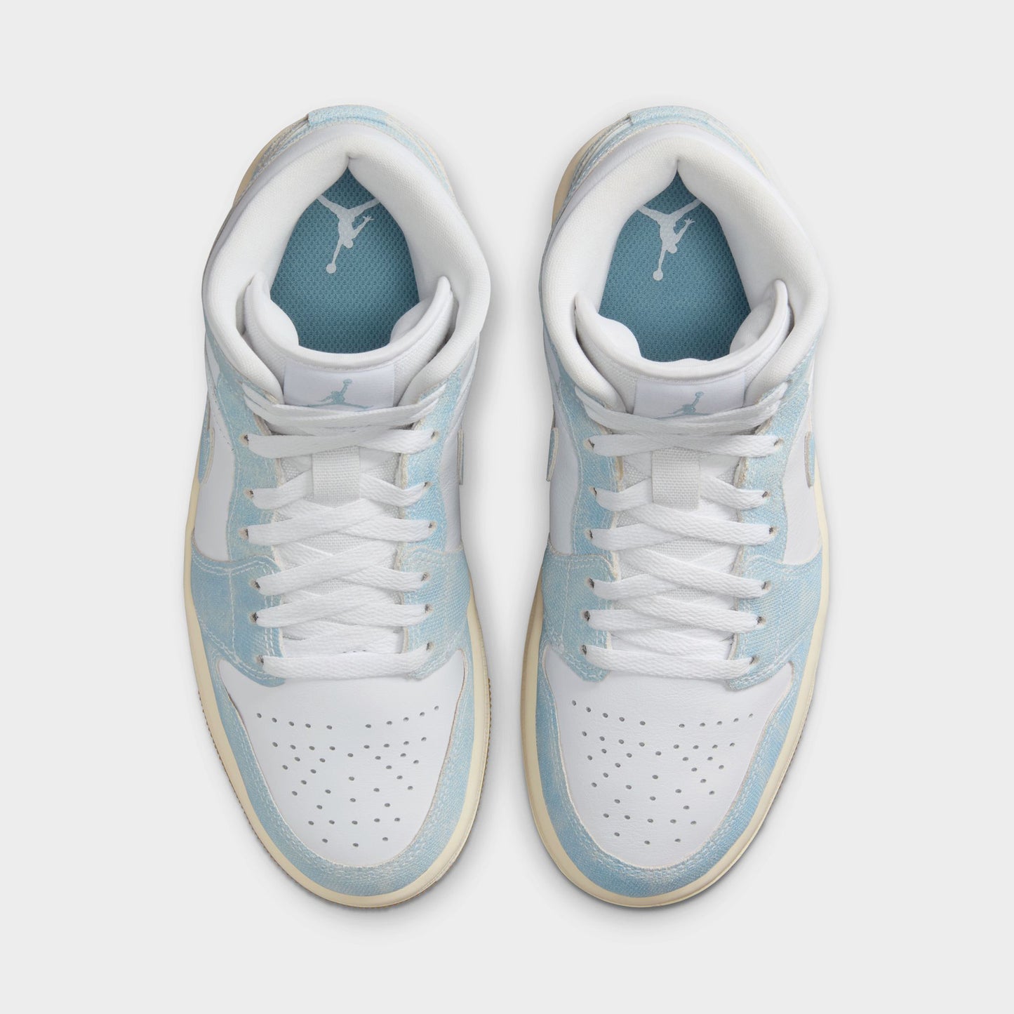 Jordan Women's 1 Mid SE White / Worn Blue - Sail