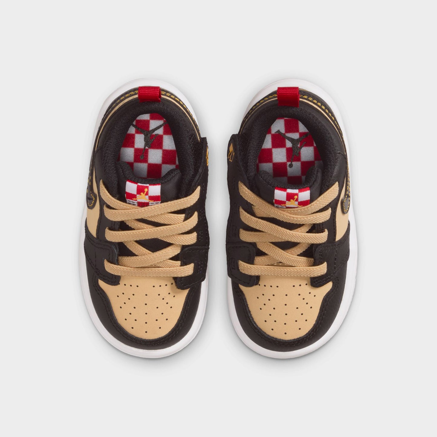 Jordan 1 Low SE TD Sesame / Fire Red - Black