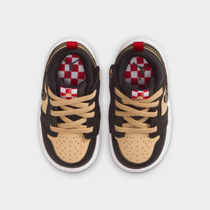 Jordan 1 Low SE TD Sesame / Fire Red - Black