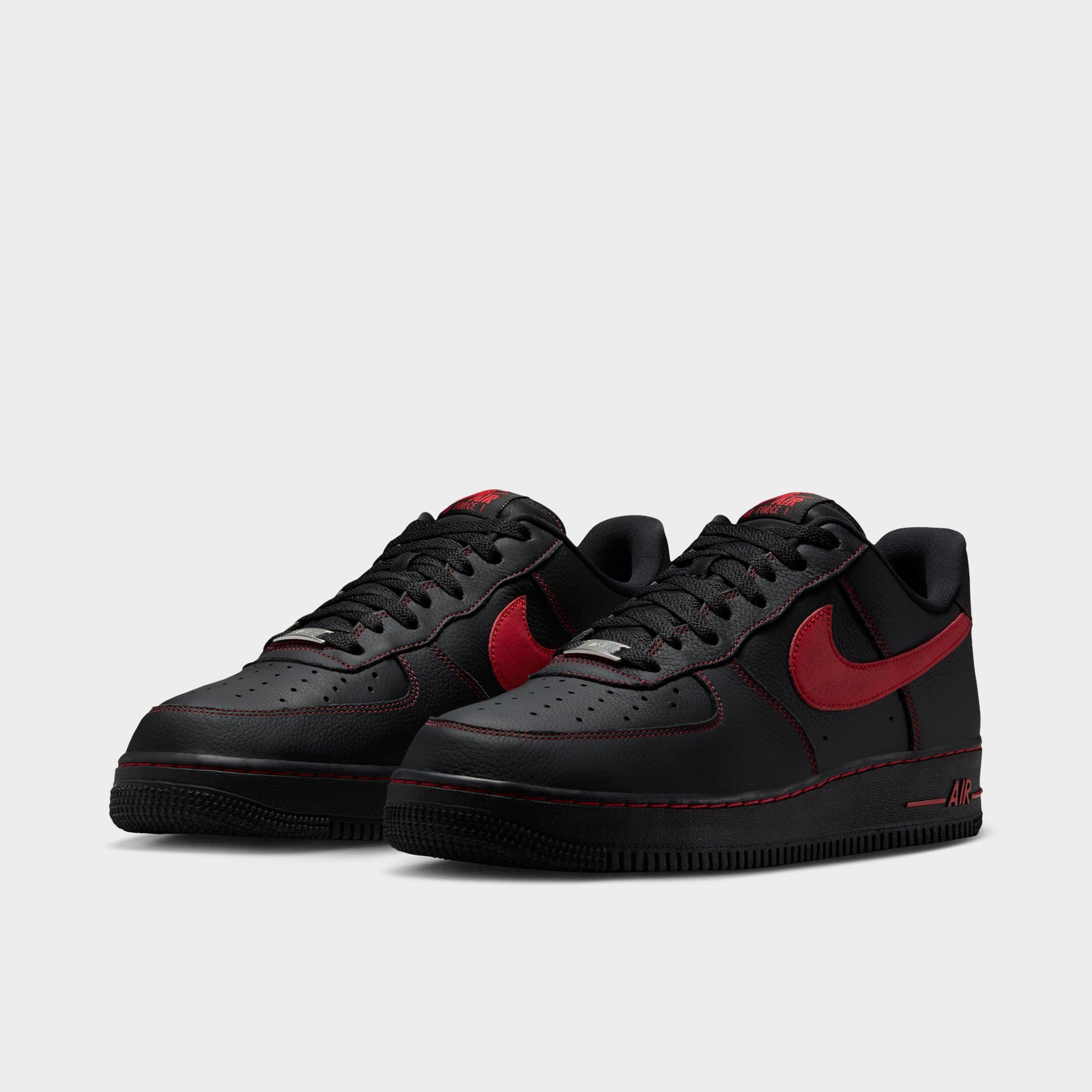 air force 1s black and red