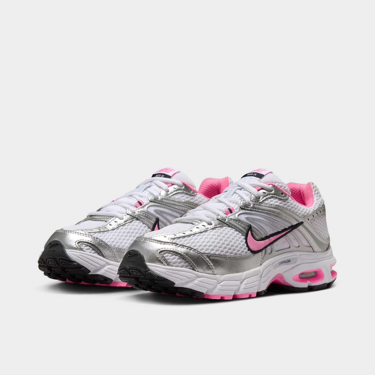Nike Women's Air Max Moto 2K Metallic Silver / Pink Spell - Pure Platinum