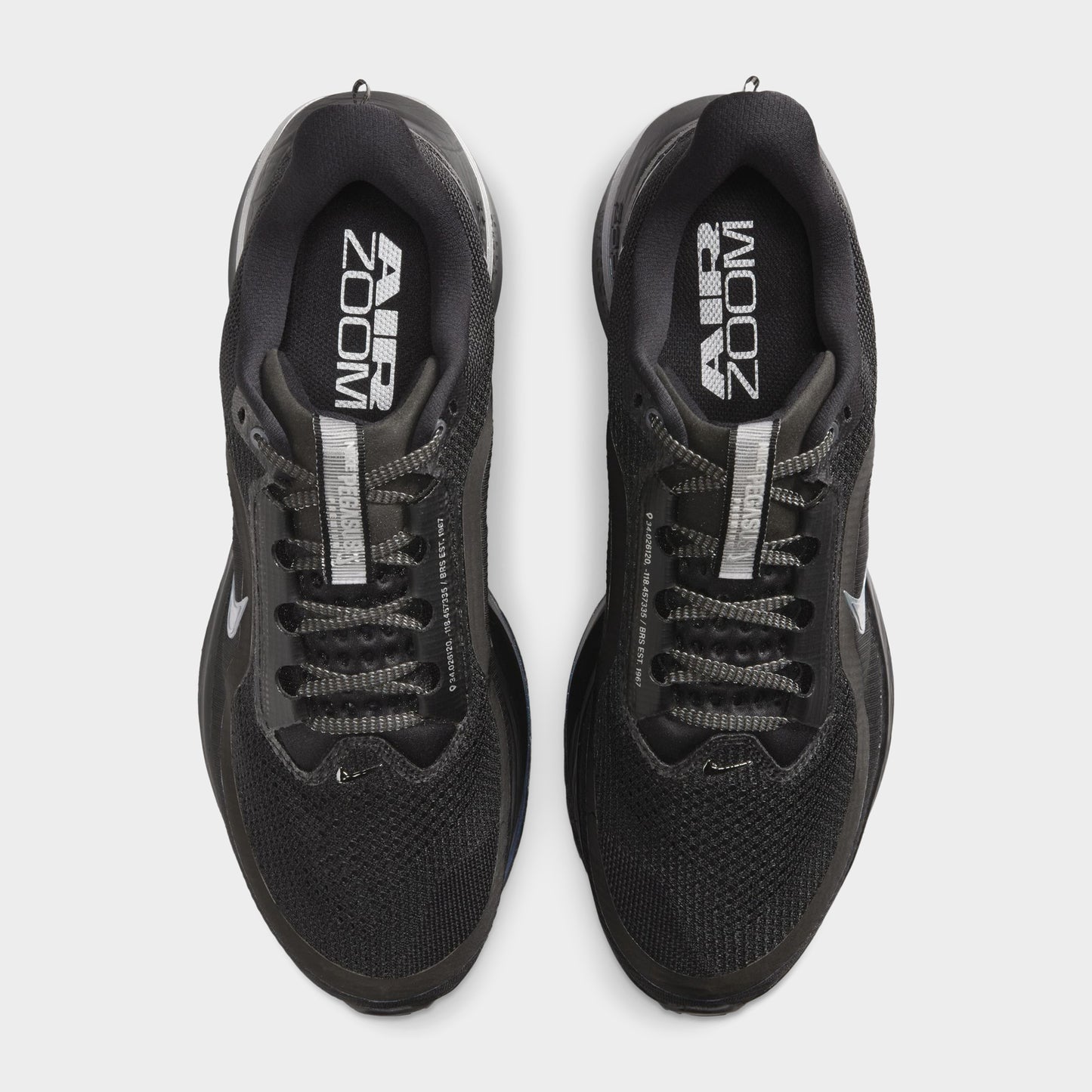 Nike Pegasus Premium Noir / Noir - Argent métallisé