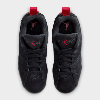 Jordan 7 RM GS Noir / Rouge gym - Anthracite