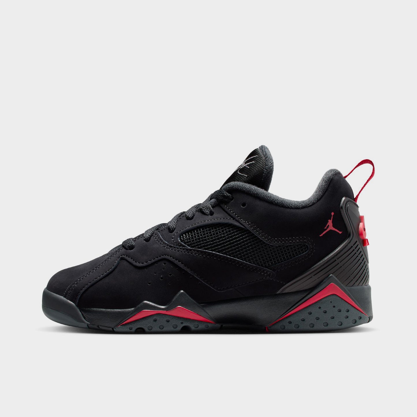 Jordan 7 RM GS Noir / Rouge gym - Anthracite