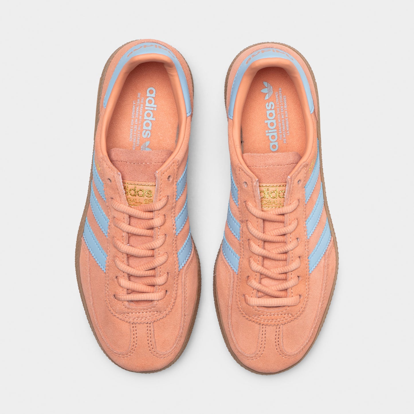 adidas Juniors' Handball Spezial Ambient Blush / Clear Sky - Gum
