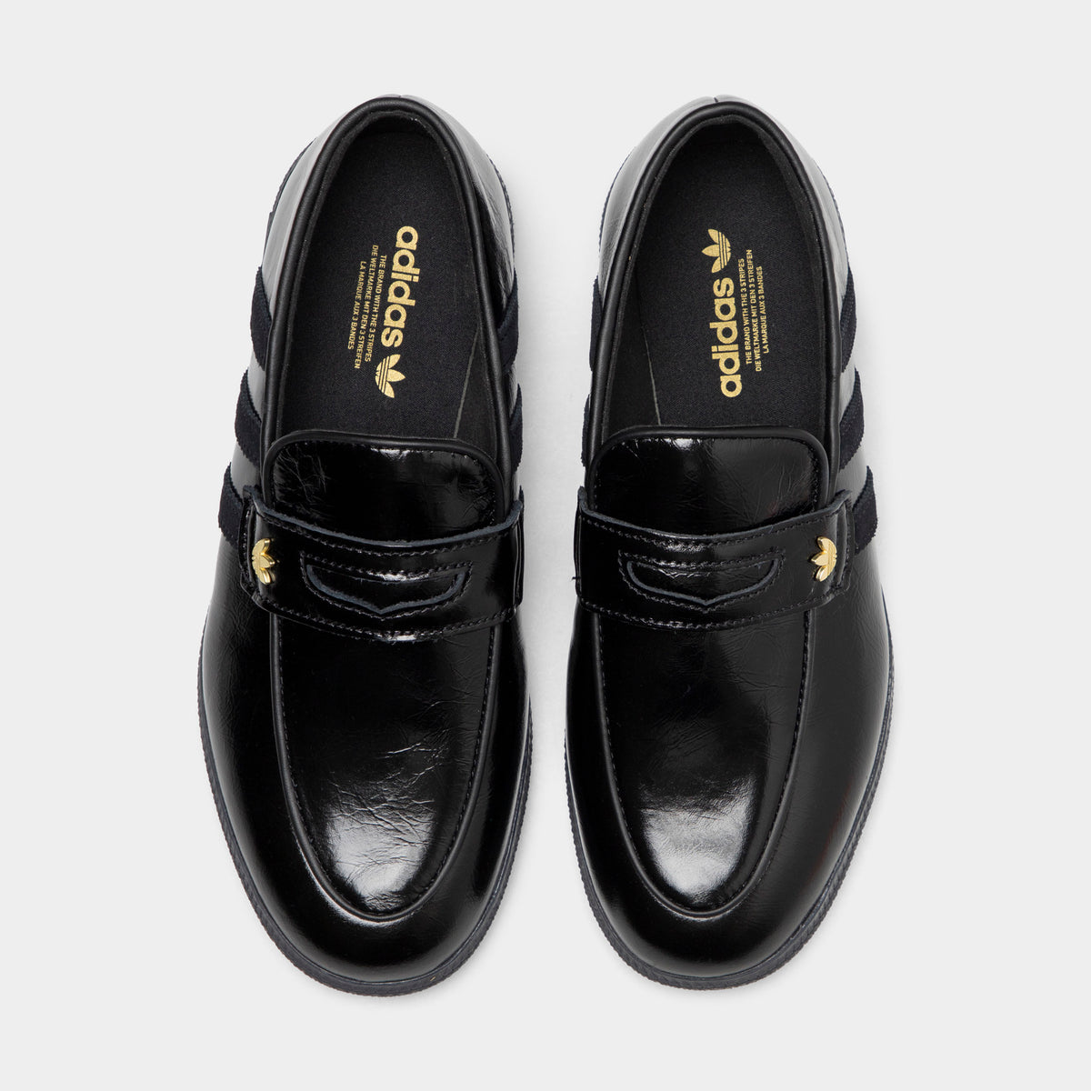 adidas Women's Handball Loafer Core Black / Core Black - Gold Metallic