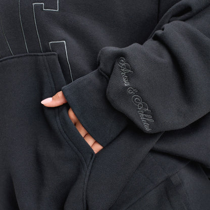 Nike Sportswear Women's Over-Oversized French Terry Pullover Hoodie Black / Anthracite