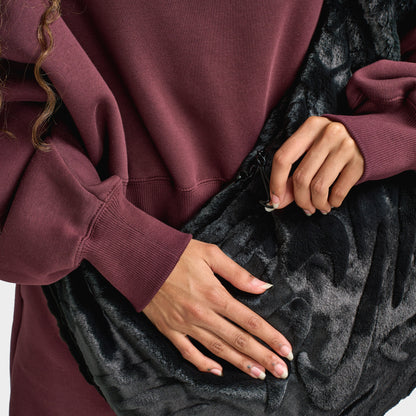 Nike Sportswear Sac souple FX Fourrure noire/Noir