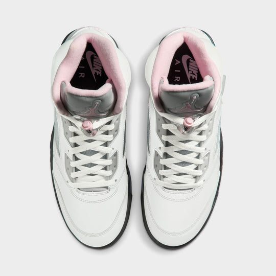Jordan 5 Retro White / Medium Soft Pink - Black