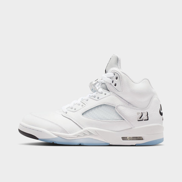 Jordan 5 Retro OG White / Black - Metallic Silver – JD Sports