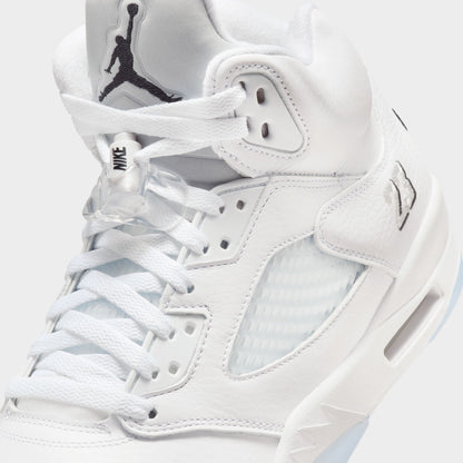 Jordan 5 Retro OG White / Black - Metallic Silver