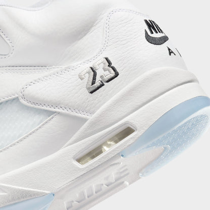 Jordan 5 Retro OG White / Black - Metallic Silver