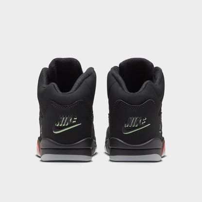 Jordan 5 Retro "Halloween" PS Black / Picante Red - Glow In The Dark