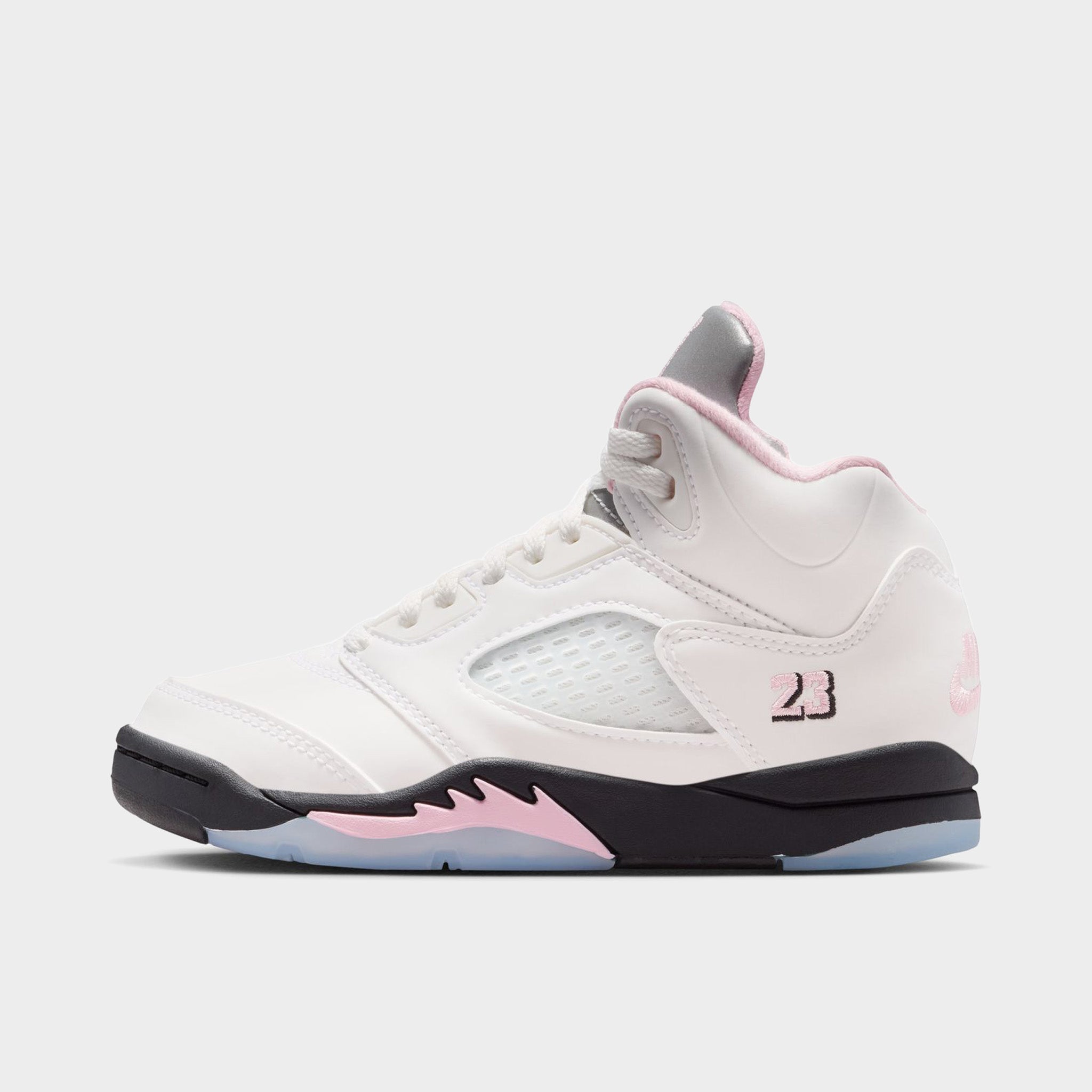 jordan retro 5 pink and black
