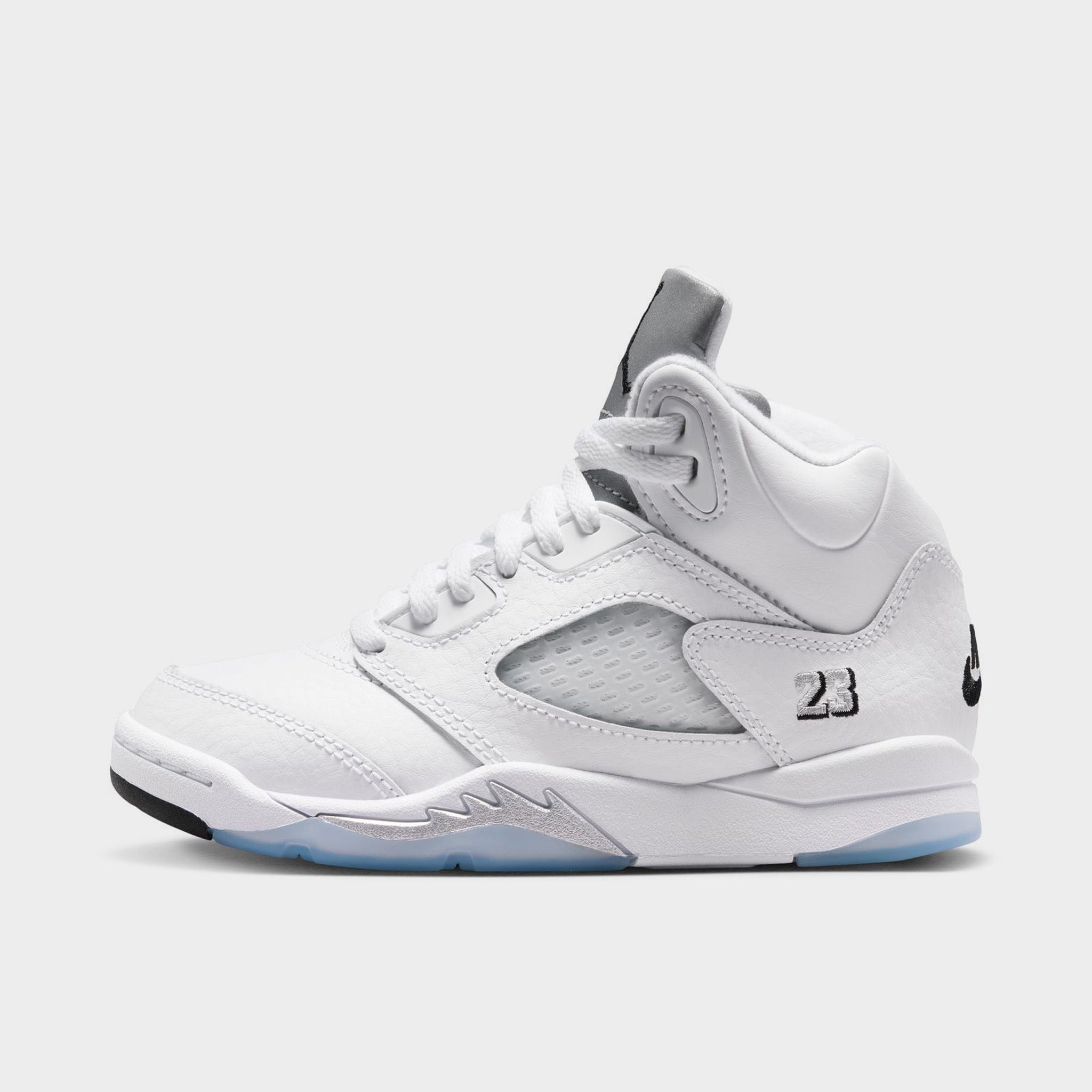 Jordan 5 Retro PS White / Black - Metallic Silver – JD Sports