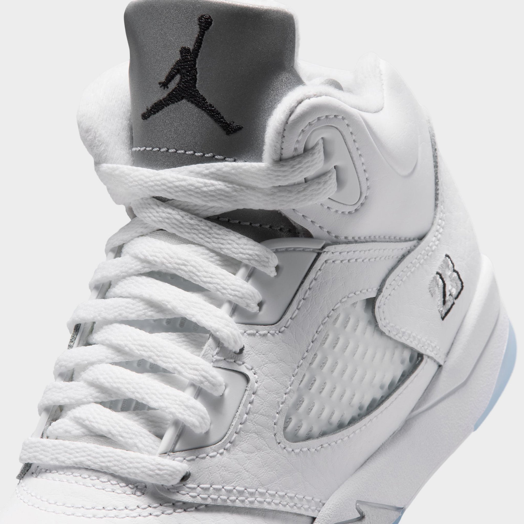 Jordan 5 Retro PS White / Black - Metallic Silver – JD Sports
