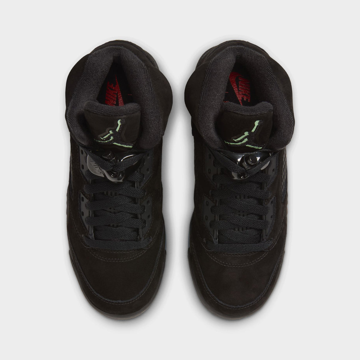Jordan 5 Retro "Halloween" GS Black / Picante Red - Glow In The Dark