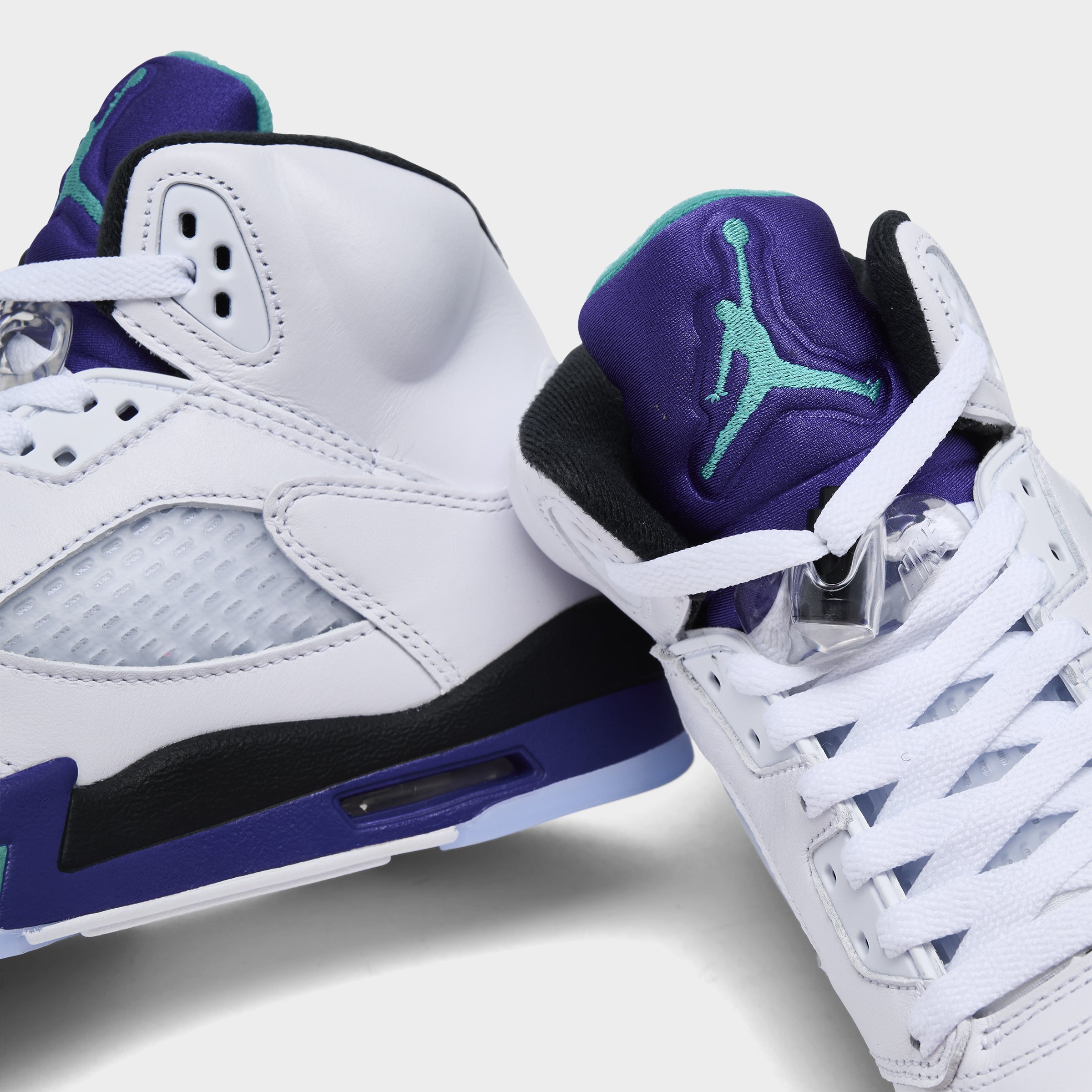 Jordan 5 Retro OG GS White / New Emerald - Grape Ice – JD Sports