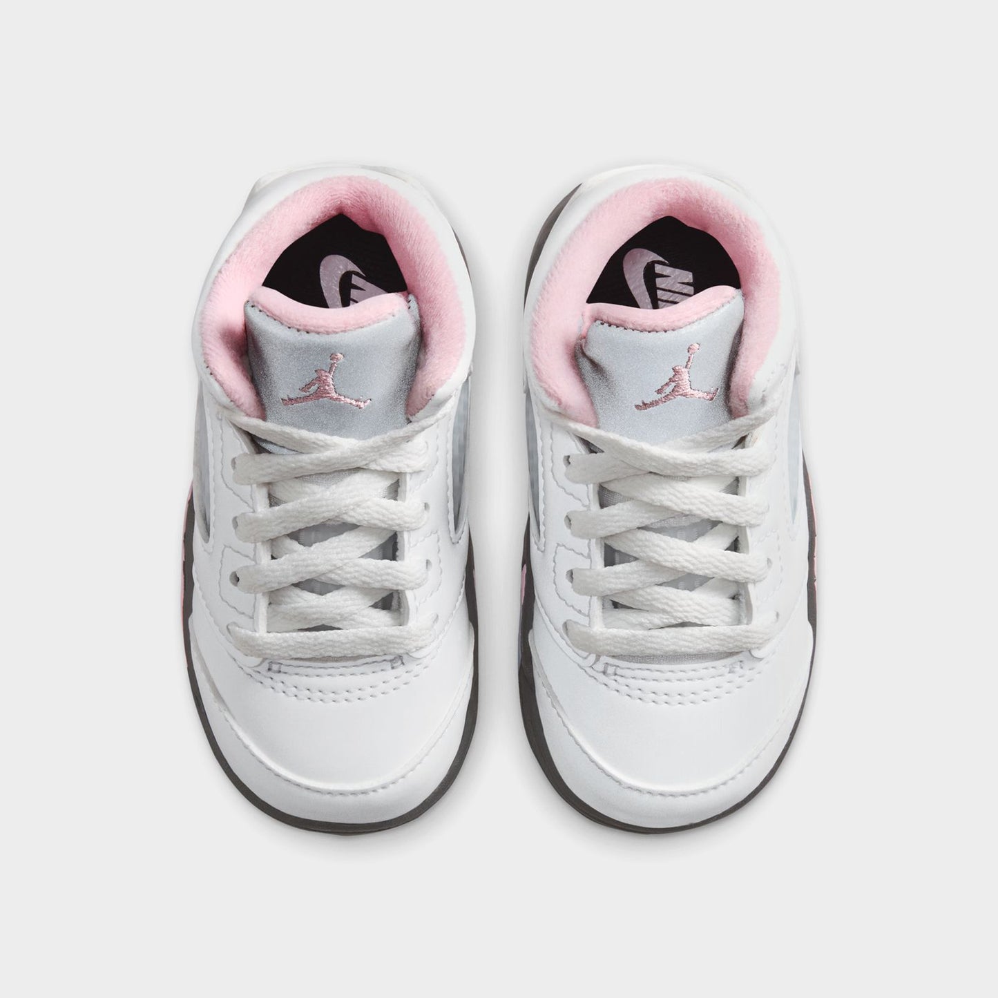 Jordan 5 Retro TD White / Medium Soft Pink - Black