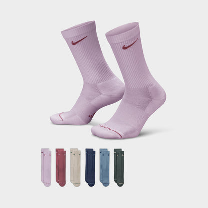 Nike  Everyday Elevated Crew Chaussettes montantes (6 paires) / Multicolore
