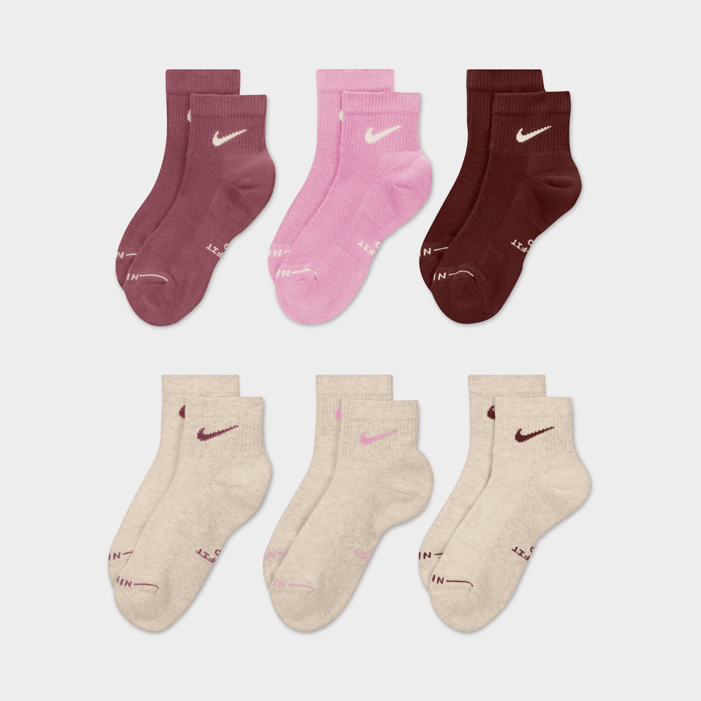 Nike Everyday Elevated Chaussettes Mis-bas (6 Paires ) / Multicolore