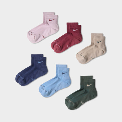 Nike Everyday Elevated Ankle Socks (6-Pack) / Multi