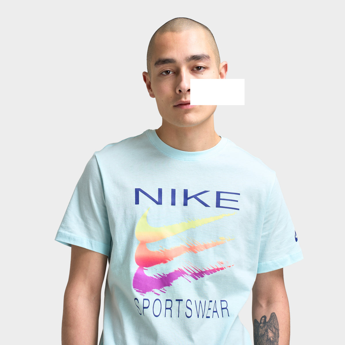 Nike Sportswear Swoosh T-Shirt / Glacier Blue