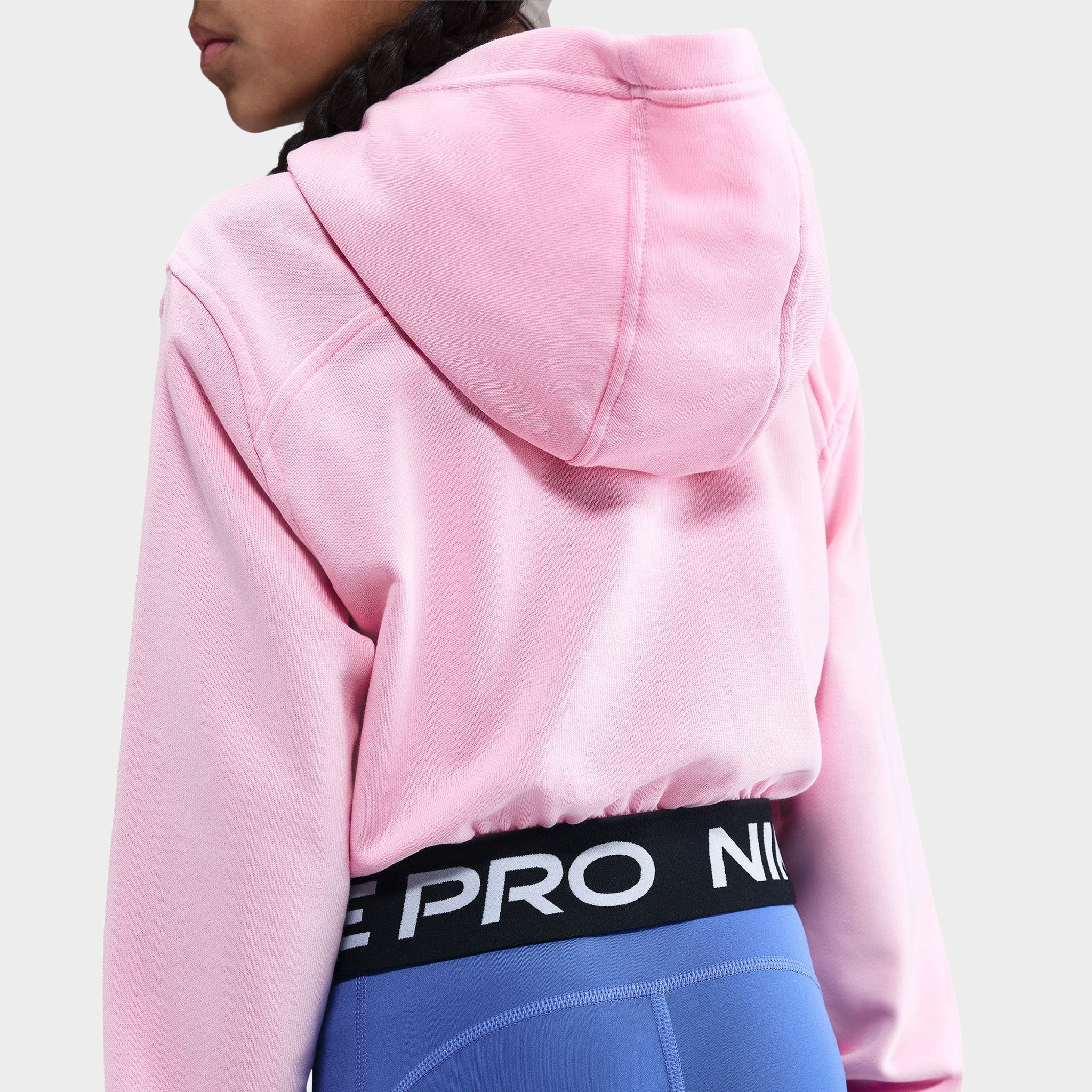 Nike Pro Junior Girls' Dri-FIT Full-Zip Fleece Hoodie / Medium