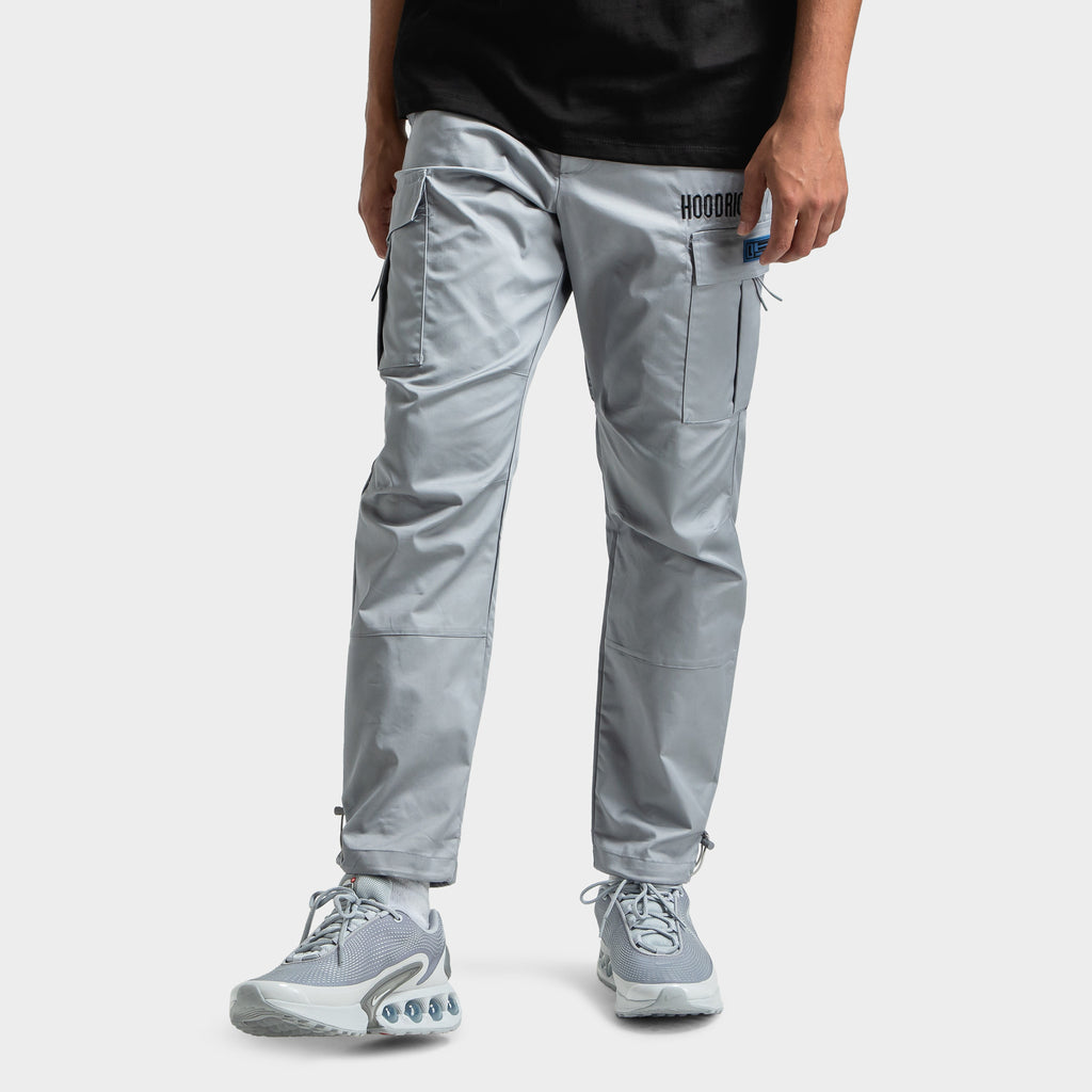 Hoodrich Affect Woven Cargo Pants Weathervane / Black - Deja Vu Blue