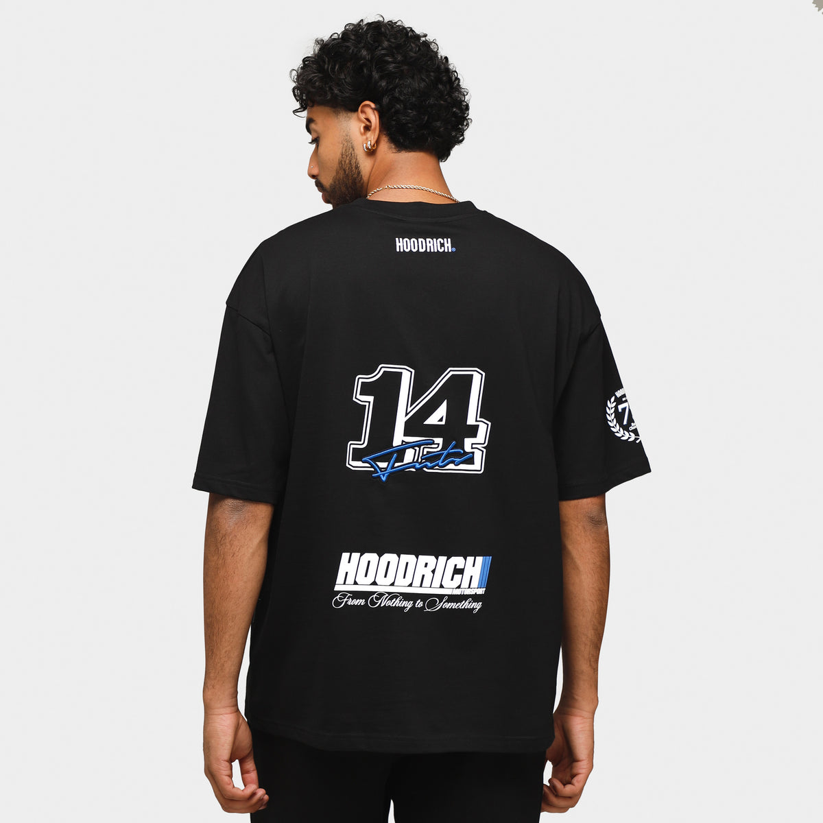Hoodrich OG Racer T-shirt Black / White - Deja Blue | JD Sports